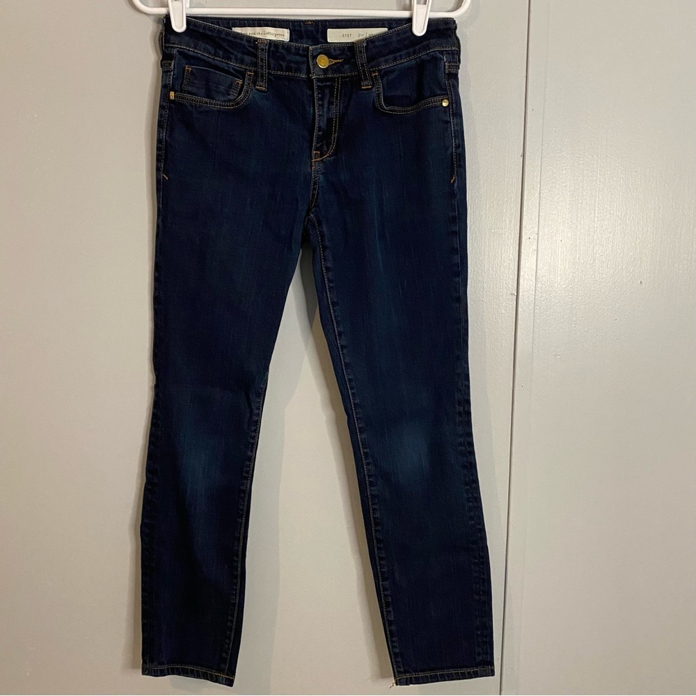 Pilcro and The Letterpress Anthropologie Stet Skinny Jeans Size 27